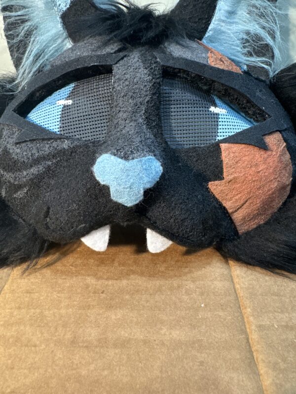Black and blue cat mask - Image 4